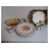 Dishes, Cups, Cheese Knife