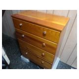 Wood Chest of Drawers-27x15x34"