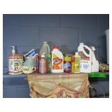 Contents of Shelf-Laundry, Cleaning Supplies
