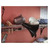 Shelf & Contents-Lights, Badminton Set