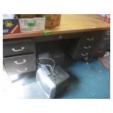 Desk & File Cabinet *Contents NOT included*