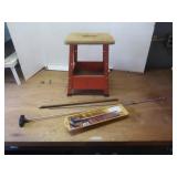 Small Stool & Gun Cleaning Kit