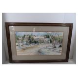 Framed/Matted Print signed by Fawn-39x26"