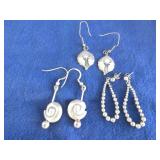 Sterling Silver Earrings 16.8gr