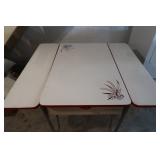 Vintage Porcelain Table w/Foldout Leaves