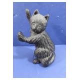 Vintage Cast Iron Black Cat Mold/Figure