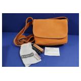 Vintage Suede Coach Purse w/Brush