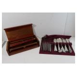 44 Pcs Hampton SilversmithsStainless SilverwareSet