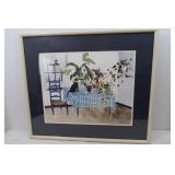 Henderson signed Print-Framed/Matted-29x25