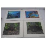 4 signed Prints-Peter Lucchetti & Edguardo Garcia