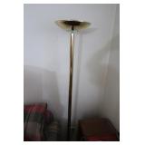 Goldtone Floor Lamp-6