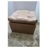 Vinyl Ottoman-17x17x13"