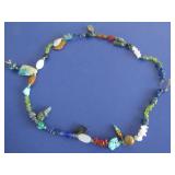 Natural Genuine Stone Necklace w/COA