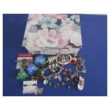 Costume Jewelry-Christmas w/Jewelry Box