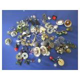Costume Jewelry-Assorted Earrings, mostly matches
