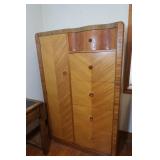 Vintage Oak Wardrobe/Dresser-32x24x61"H