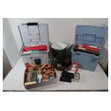 Office Lot-4 Plastic Storage Boxes,Office Supplies