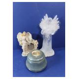 2 Angel Figurines&more(12" Angel Lights up)