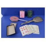 Vintage Hairbrush, Cigarette Case & more