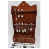 Wooden Spoon Display Rack w/ Baby Spoons