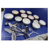 Kitchen Lot-Cereal Bowls, Silverware &more