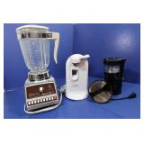 Mr. Coffee Grinder, Osterizer Blender, Can Opener