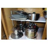 Contents of Cupboard-Pots, Pans & more
