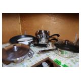 Contents of Cupboard-Wearever Pot(like new),Double