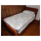 Oak Twin Headboard & Footboard