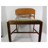 Vintage Cherry Wood Cushioned Chair(Good cond)