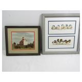 V Pfieffer "Chorus Line I&II(16.5x17)&Lighthouse