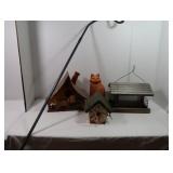 Outdoor Decor Lot-Birdhouses, Shephard