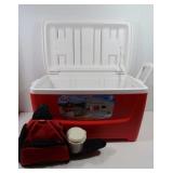 48Qt. Cooler & Insulated Rubbermaid Carrier