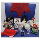 Christmas Decor Lot-Swarovski Crystal Pcs, & more