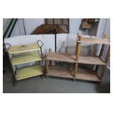 Metal Serving Tray(22x16x27"H)&Entertainment Stand