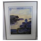 Joan Champeau "Eagle Bluff" 58/70-Framed/Matted
