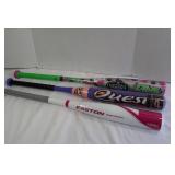 3 Softball Bats- Louisville TPS 28" 17 oz,