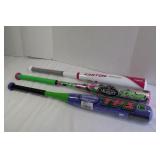 3 Softball Bats-Louisville Kozmo 26" 16oz,