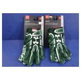 2 Under Armour UAF5 Mens L Batting Gloves