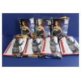 7 Alleson Metallic Boycut Shorts - 4 Womens, 3