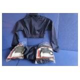 4 Alleson Midriff Tops - 2 Girls Med & 2 L Women