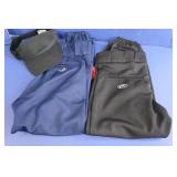 2 Pair Med Youth Baseball Pants--1 Black, 1 Navy