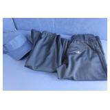 2 Pair Med Youth Baseball Pants--1 Black, 1 Navy