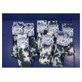 5 Pair Small, 3 Pair Med Grey Tie Dye Socks