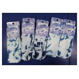 5 Pair Small Blue Tie Dye Socks