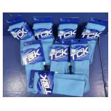 8 Pair TCK Large Multi Sport Socks - Sky Blue