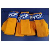 7 Pair TCK Large Multi Sport Socks - Yellow