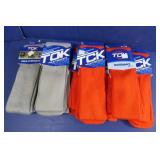 7 Pair TCK Large Multi Sport Socks - 3 Grey, 4