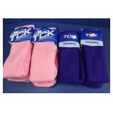 10 Pair TCK Multisport Socks Large - 4 Purple, 6