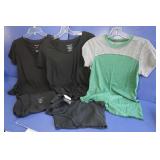5 Womes Tops - Small, Variety of Styles, 4 Black,